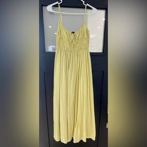 Dynamite Liza Maxi Linen Dress